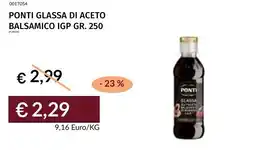 Prezzemolo e Vitale Ponti glassa di aceto balsamico igp offerta
