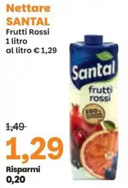Prix Quality Nettare SANTAL Frutti Rossi offerta