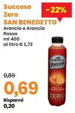 Prix Quality Succoso Zero SAN BENEDETTO offerta