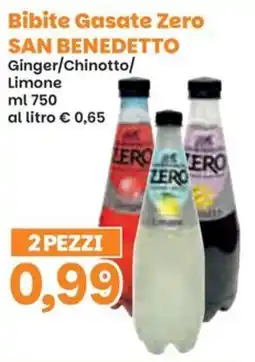 Prix Quality Bibite Gasate Zero SAN BENEDETTO offerta
