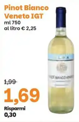 Prix Quality Pinot Bianco Veneto IGT offerta