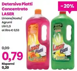Prix Quality Detersivo Piatti Concentrato LASER offerta