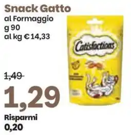 Prix Quality Catisfactions snack gatto al formaggio offerta