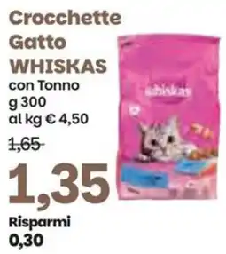 Prix Quality Crocchette Gatto WHISKAS offerta