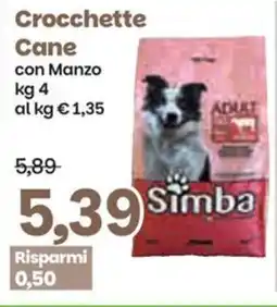 Prix Quality Simba Crocchette Cane offerta
