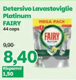 Prix Quality Detersivo Lavastoviglie Platinum FAIRY 44 caps offerta