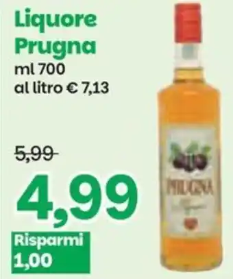 Prix Quality Liquore Prugna offerta