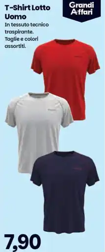 Prix Quality T-Shirt Lotto Uomo offerta