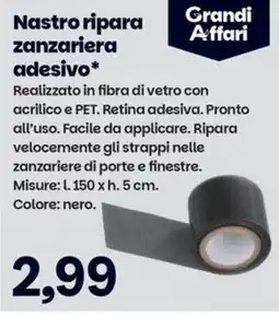 Prix Quality Nastro ripara zanzariera adesivo offerta