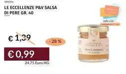 Prezzemolo e Vitale Le eccellenze p&v salsa di pere offerta