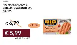 Prezzemolo e Vitale Rio mare salmone grigliato all'olio evo offerta