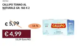 Prezzemolo e Vitale Callipo tonno al naturale offerta