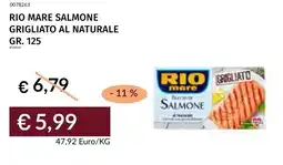 Prezzemolo e Vitale Rio mare salmone grigliato al naturale offerta