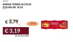 Prezzemolo e Vitale Auriga tonno all'olio d'oliva offerta