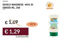 Prezzemolo e Vitale Devely maionese -60% di grassi offerta