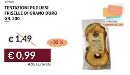 Prezzemolo e Vitale Tentazioni pugliesi friselle di grano duro offerta