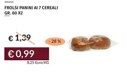 Prezzemolo e Vitale Frolsi panini ai 7 cereali offerta
