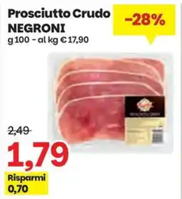 Prix Quality Prosciutto Crudo NEGRONI offerta