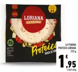 Conad La piadina proteica LORIANA offerta
