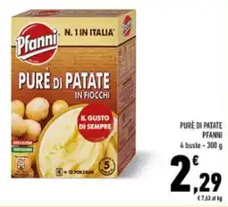 Conad Pure di patate PFANNI offerta