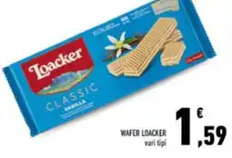 Conad Wafer LOACKER offerta