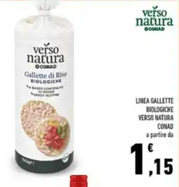 Conad Linea gallette biologiche VERSO NATURA CONAD offerta