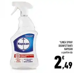 Conad Linea spray disinfettanti NAPISAN offerta