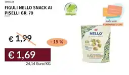 Prezzemolo e Vitale Figuli nello snack ai piselli offerta