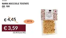 Prezzemolo e Vitale Nama nocciole tostate offerta