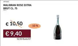 Prezzemolo e Vitale Malibran rose extra brut offerta