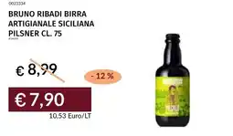 Prezzemolo e Vitale Bruno ribadi birra artigianale siciliana pilsner offerta