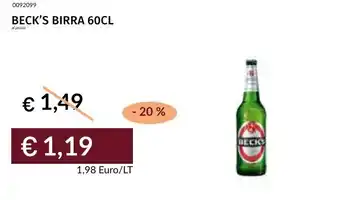 Prezzemolo e Vitale Beck's birra offerta