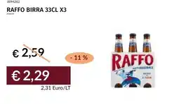 Prezzemolo e Vitale Raffo birra offerta