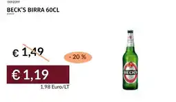 Prezzemolo e Vitale Beck's birra offerta
