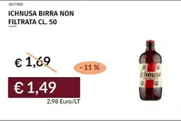 Prezzemolo e Vitale Ichnusa birra non filtrata offerta