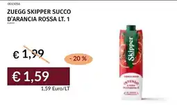 Prezzemolo e Vitale Zuegg skipper succo d'arancia rossa offerta