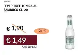Prezzemolo e Vitale Fever tree tonica al sambuco offerta