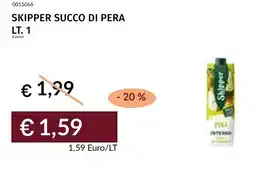 Prezzemolo e Vitale Skipper succo di pera offerta