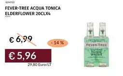 Prezzemolo e Vitale Fever-tree acqua tonica elderflower offerta