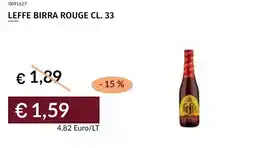 Prezzemolo e Vitale Leffe birra rouge offerta