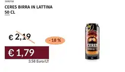 Prezzemolo e Vitale Ceres birra in lattina offerta