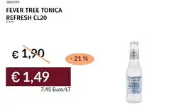 Prezzemolo e Vitale Fever tree tonica refresh offerta
