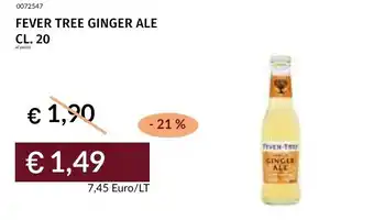 Prezzemolo e Vitale Fever tree ginger ale offerta