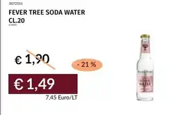 Prezzemolo e Vitale Fever tree soda water offerta
