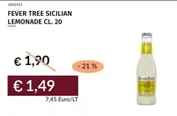 Prezzemolo e Vitale Fever tree sicilian lemonade offerta