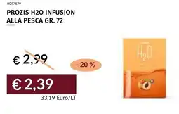 Prezzemolo e Vitale Prozis h2o infusion alla pesca offerta