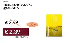 Prezzemolo e Vitale Prozis h2o infusion al limone offerta