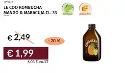 Prezzemolo e Vitale Le coq kombucha mango & maracuja offerta