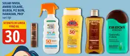 Tigros Solari nivea, ambre solaire, bilboa, piz buin, hawaiian, prep offerta