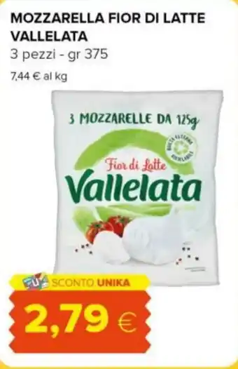 Mozzarella fior di latte VALLELATA